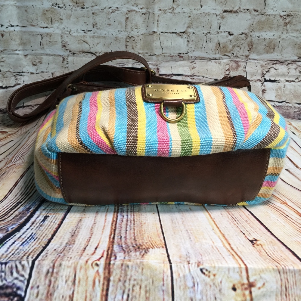 Rosetti Multicolor Vertical Stripes Shoulder Bag - image 3
